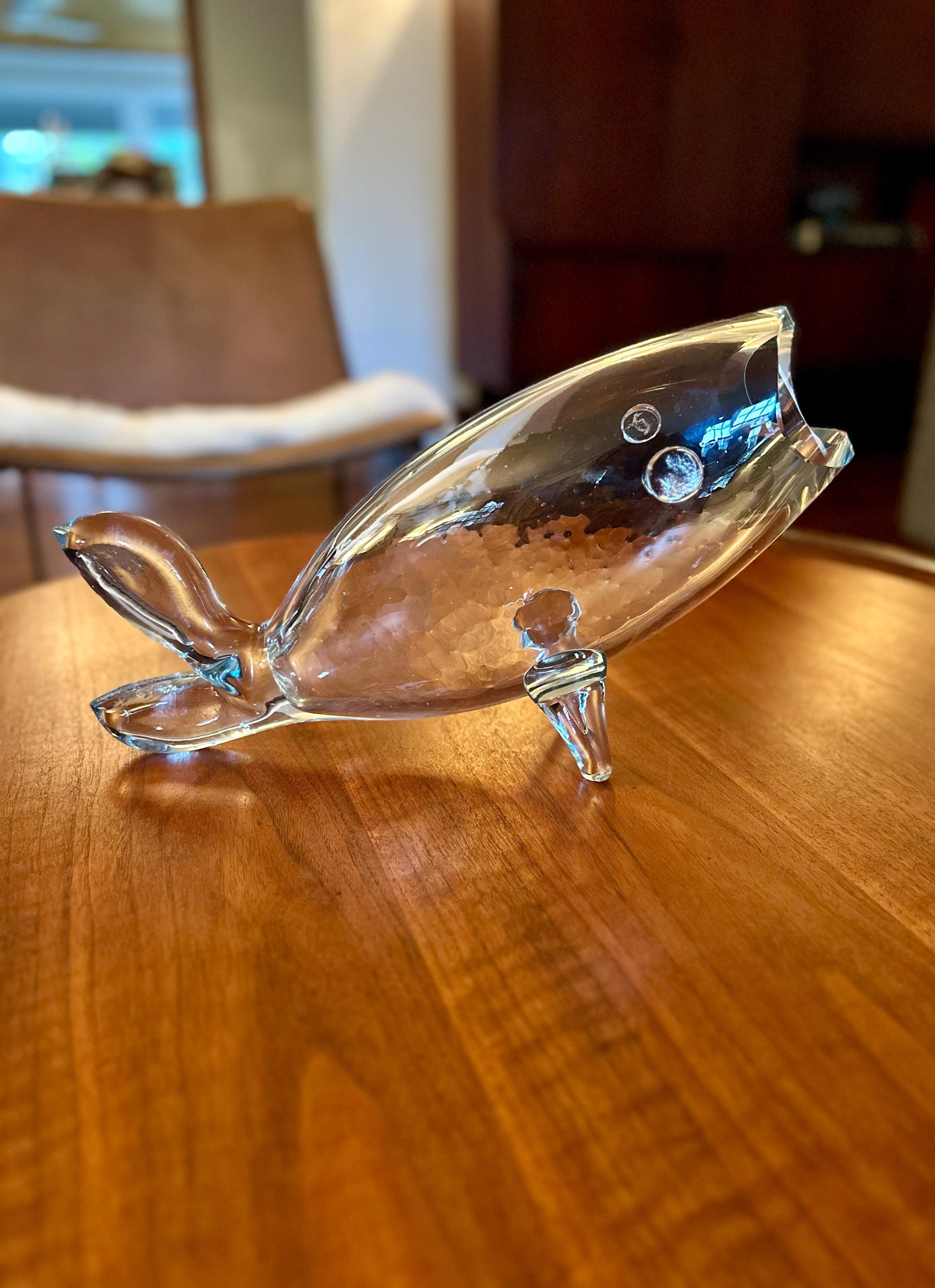 Mid Century Glass Fish - Etsy