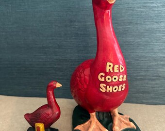 Antique Red Goose Shoes Advertising Collection - Etsy