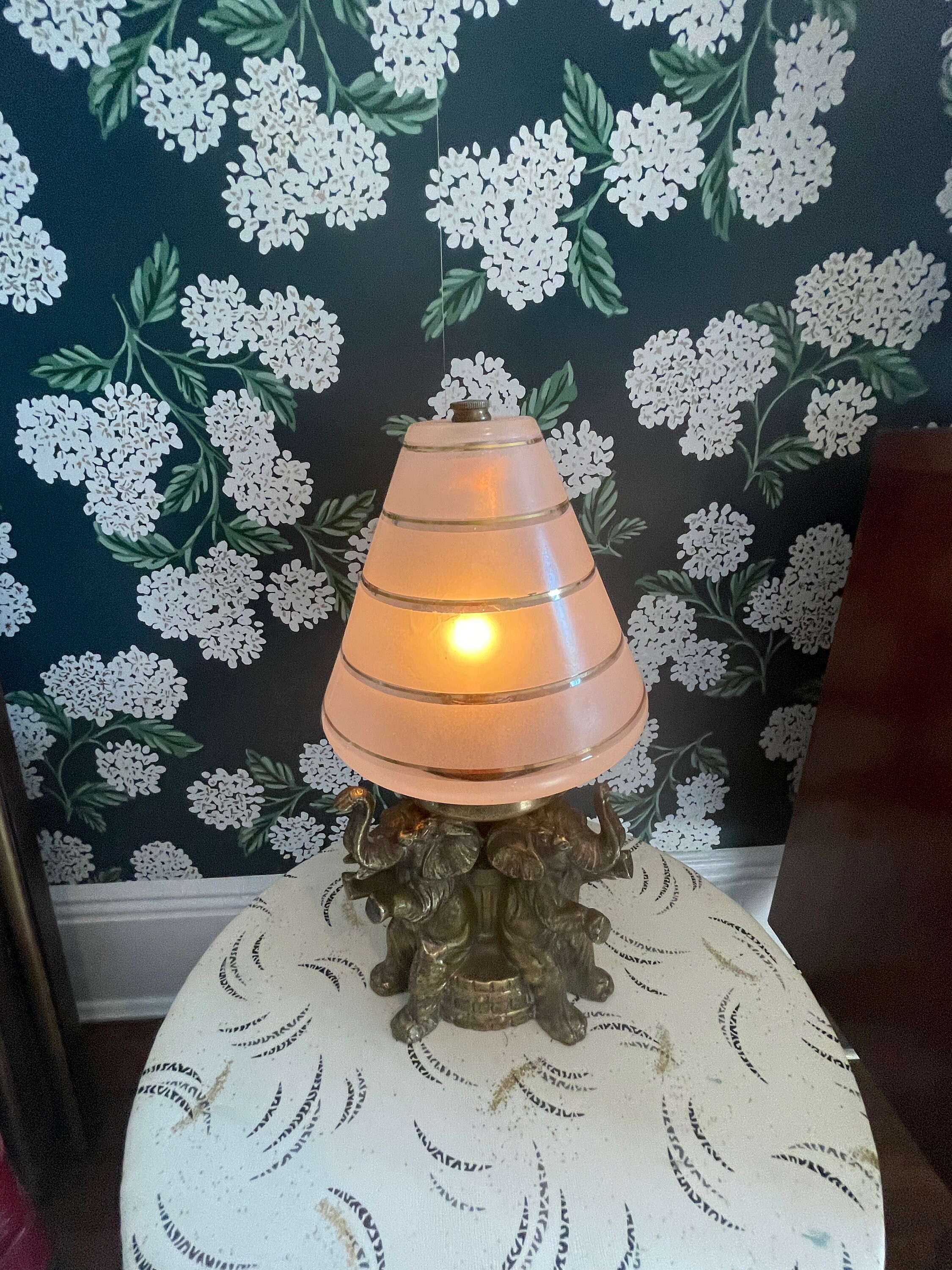 Gold 2024 elephant lamp