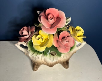 Grembiule Floreale Stile Vintage Anni 50 – Rosa E Peonie – Taglia Unica – Ispirato Shabby Chic - Foto 3