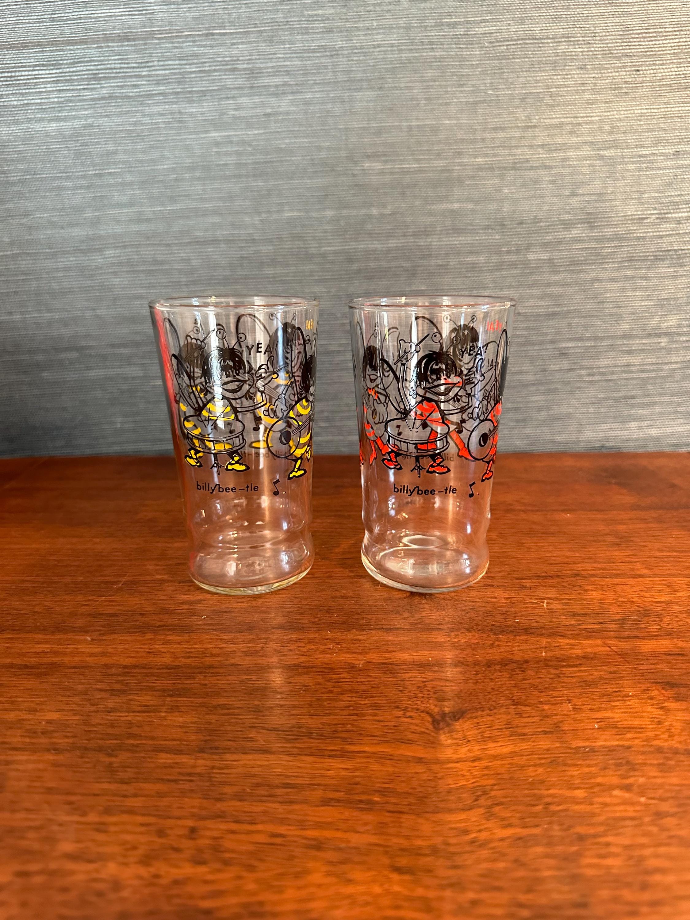 Vintage 60s Drinking Glasses - Etsy