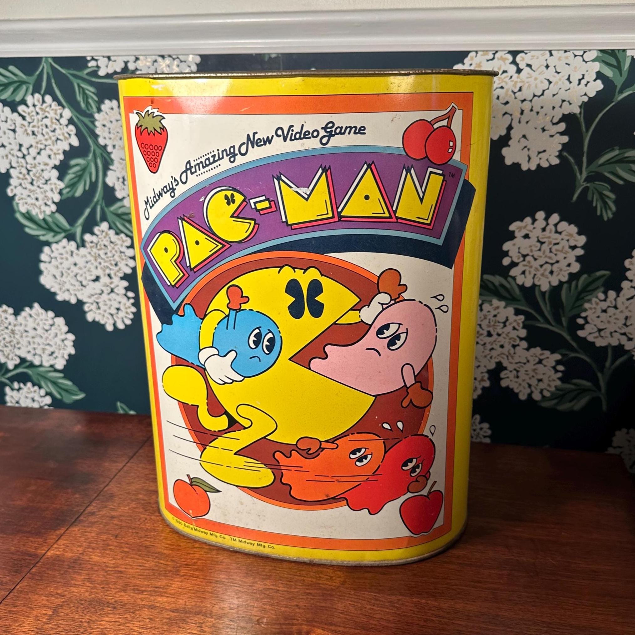 Vintage 1980 Chein Co. / Midway Pac-man Trash Can - Etsy Israel