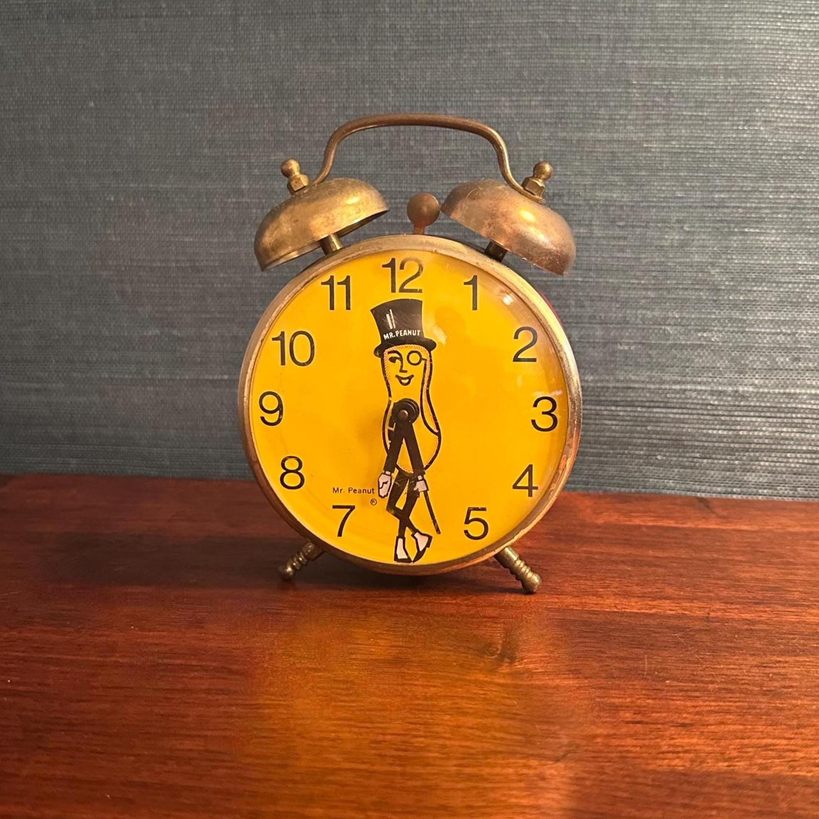 Vintage Working Mr. Peanut Alarm Clock - Etsy