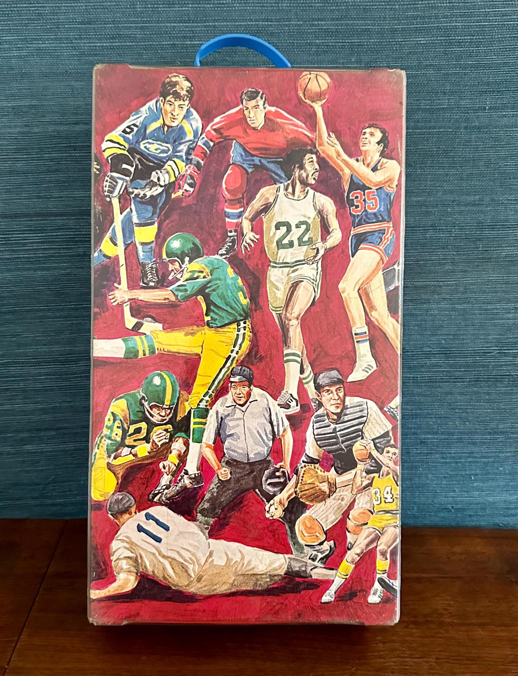 Vintage 1978 Topps Super Sports Card Locker / Baseball Card Case 