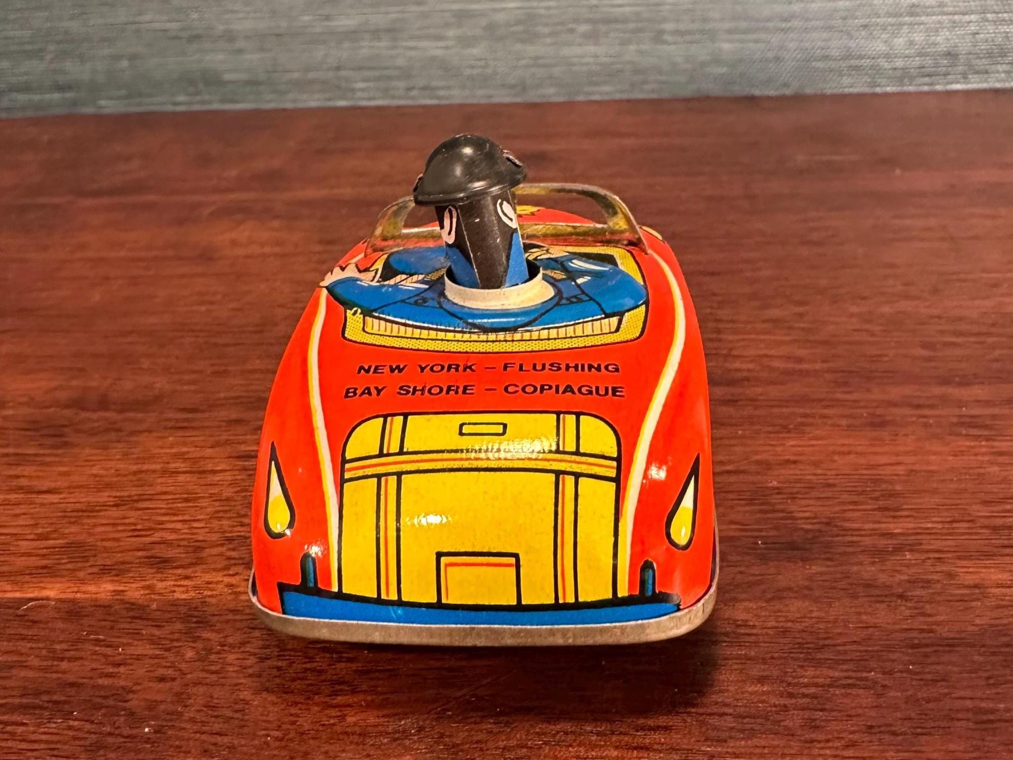 希少 ラビット ビニールドール メタルタグ付 1950s USA Vintage Working 1950s Laszlo's Car Wash Tin Litho Pull and Release
