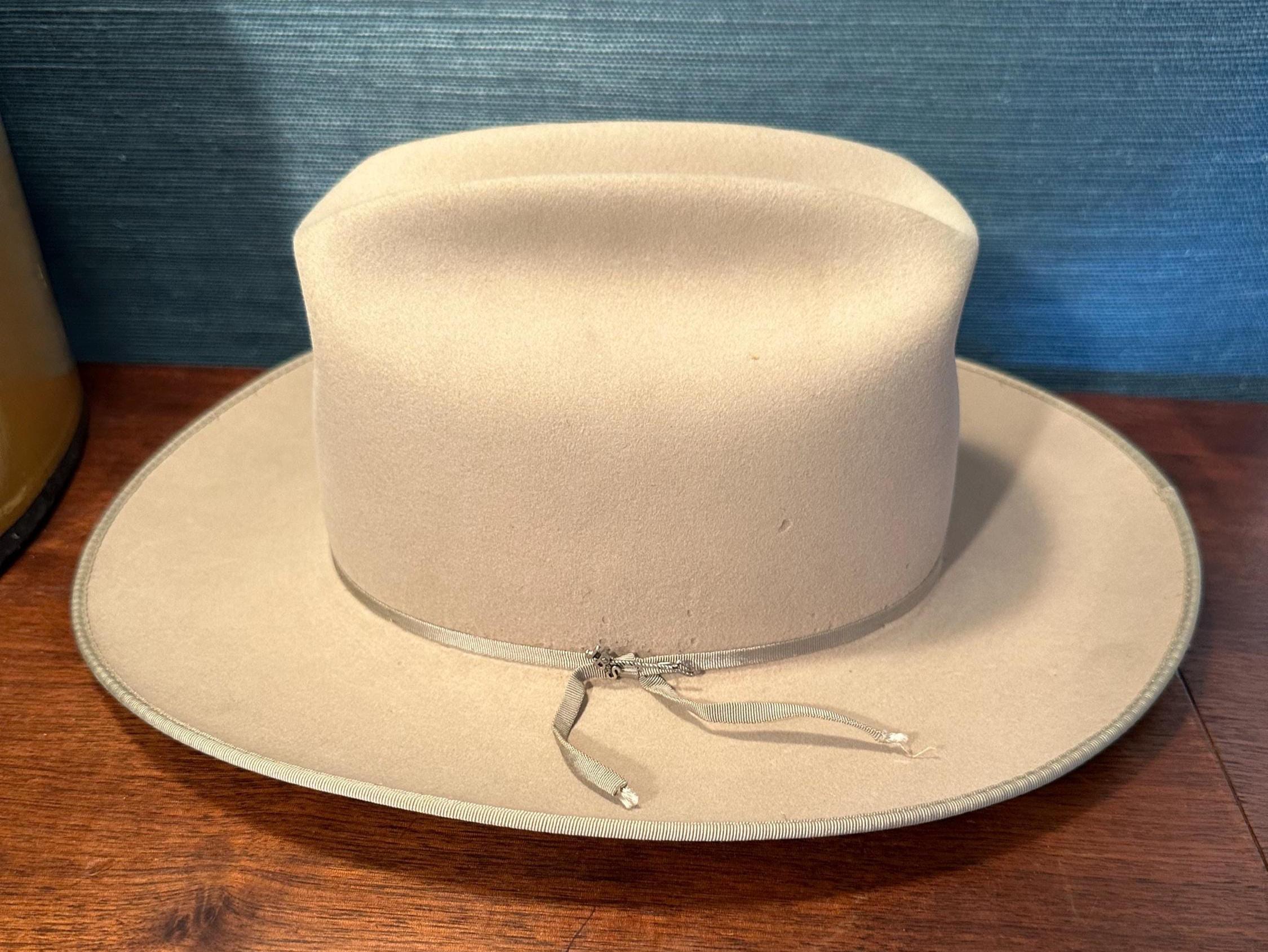 Vintage Stetson Open Road Cowboy Hat With Original Hat Box