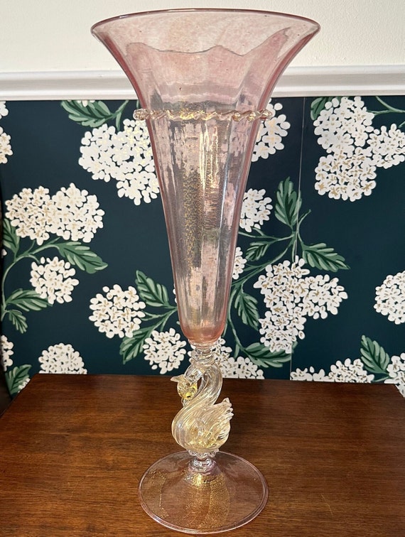 サルビアティ SALVIATI イタリア ヴェネチアングラス 花瓶 ムラーノ