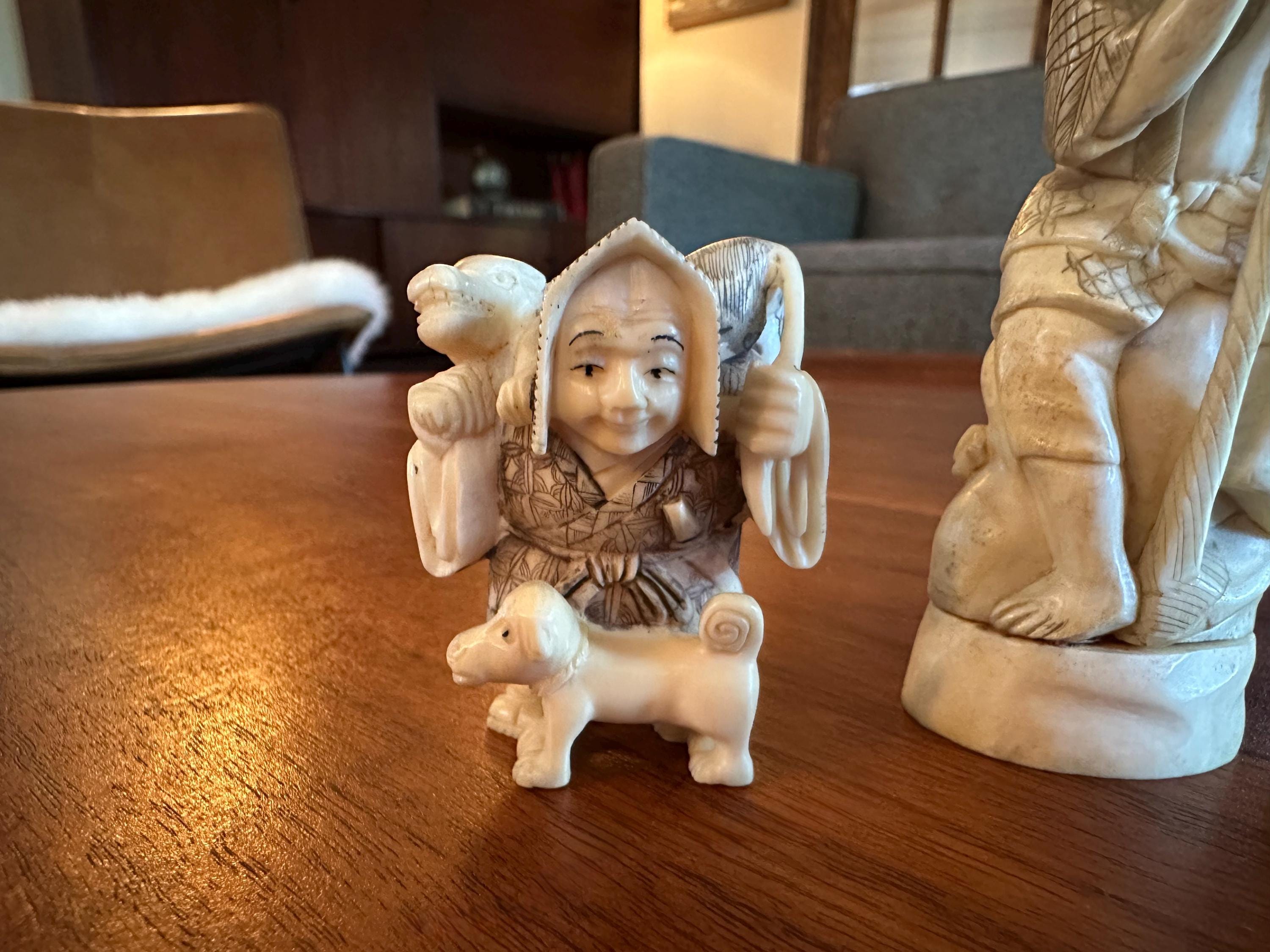 Japanese Netsuke - Etsy