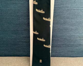 Vintage MEBA-AMO District 2 Union Merchant Marine Necktie