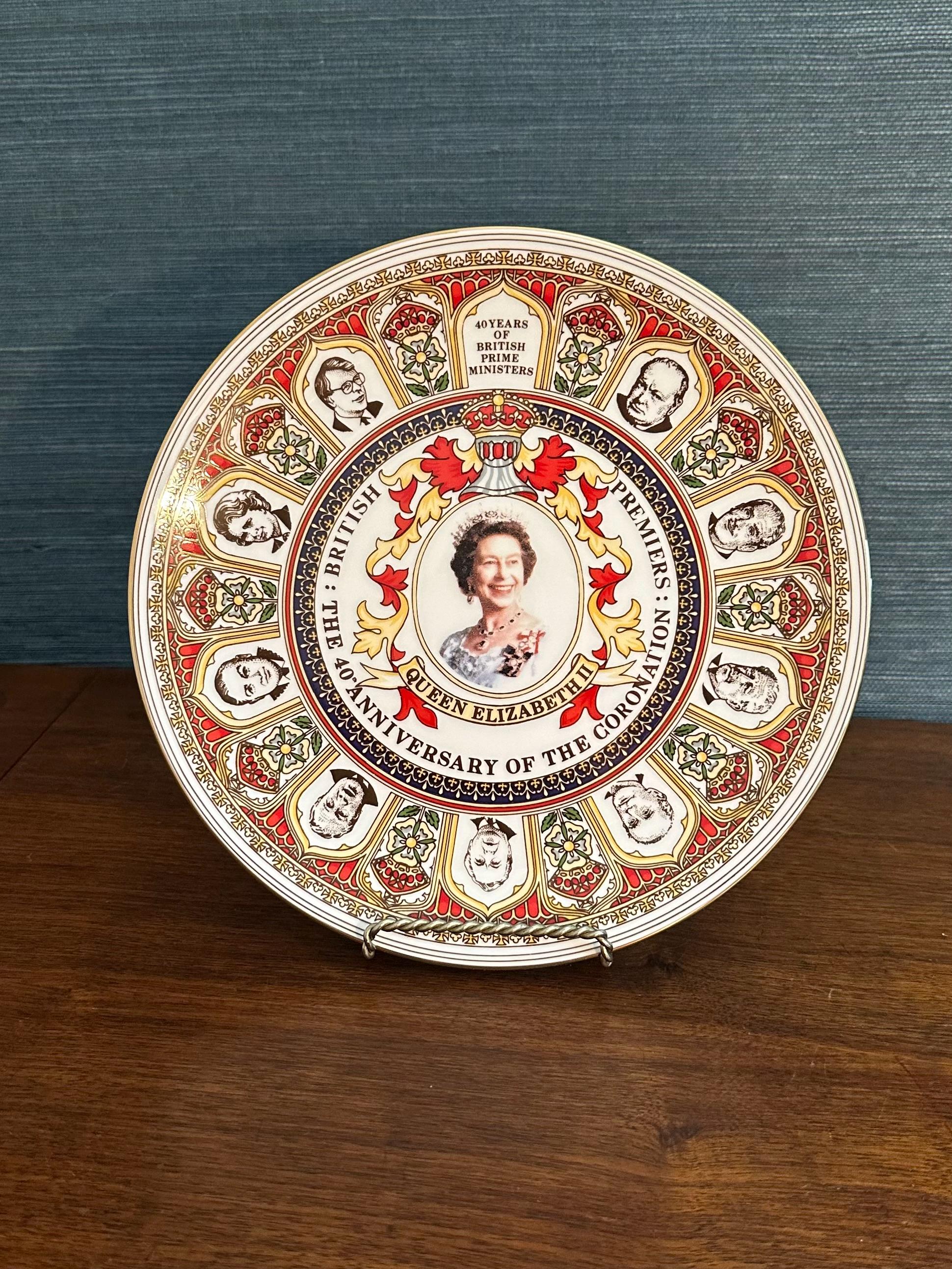 Queen Elizabeth Ii Plate - Etsy