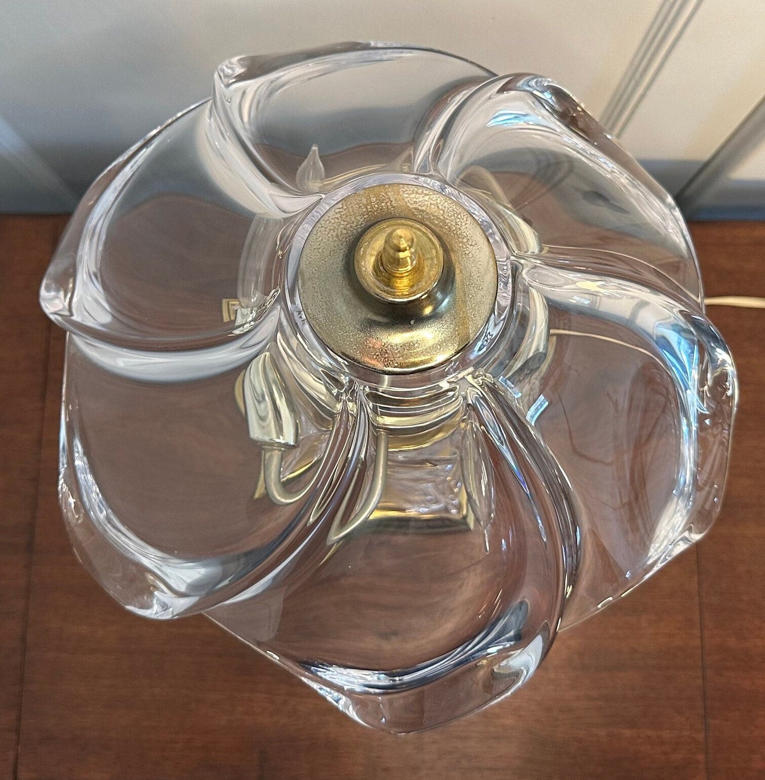 【Cofrac Art Verrier France】クリスタルガラス　ボウル Cofrac Art Verrier Crystal Centerpiece Bowl – The Antique