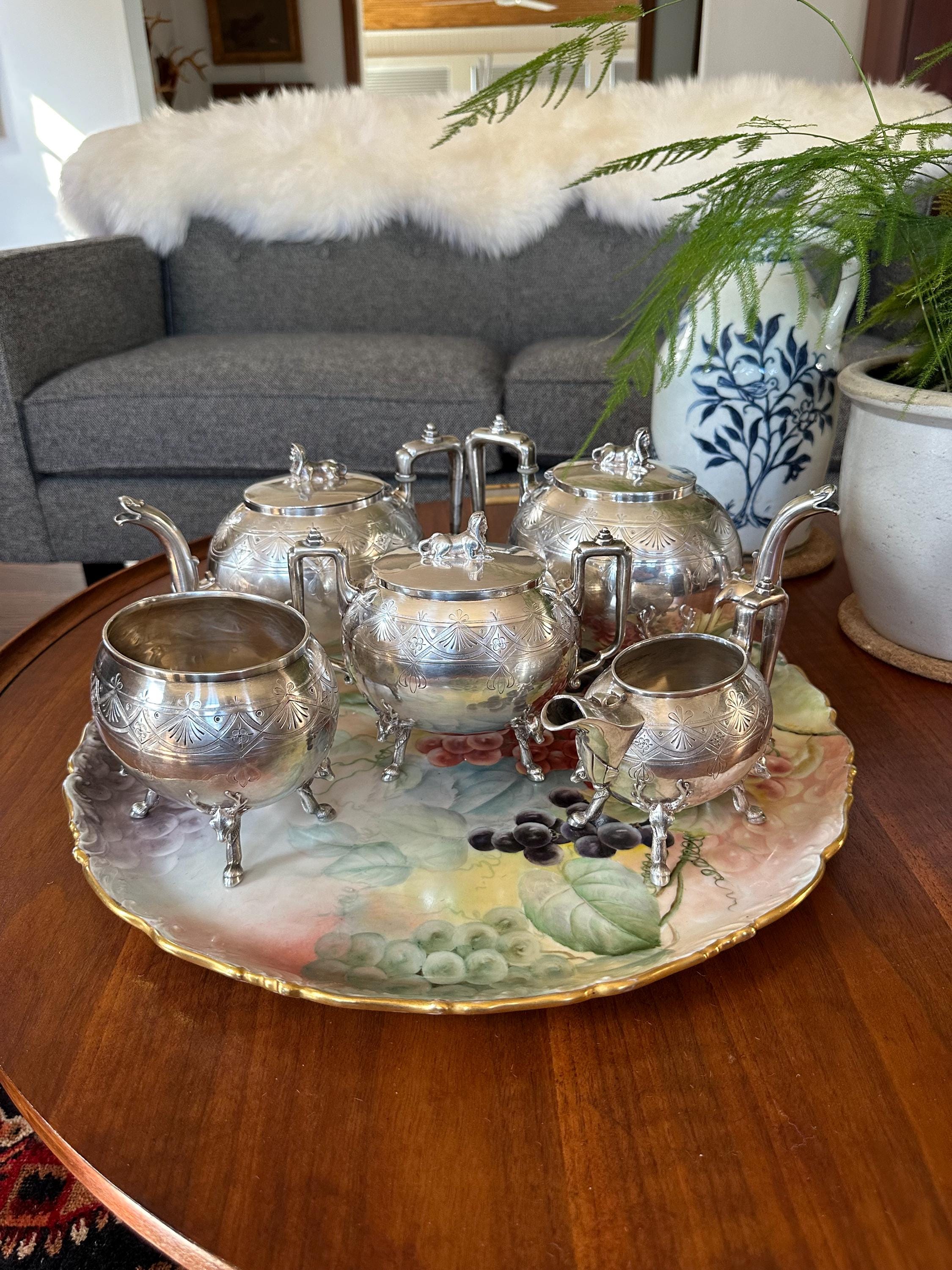 Reed and Barton Victorian Tea Set - Etsy