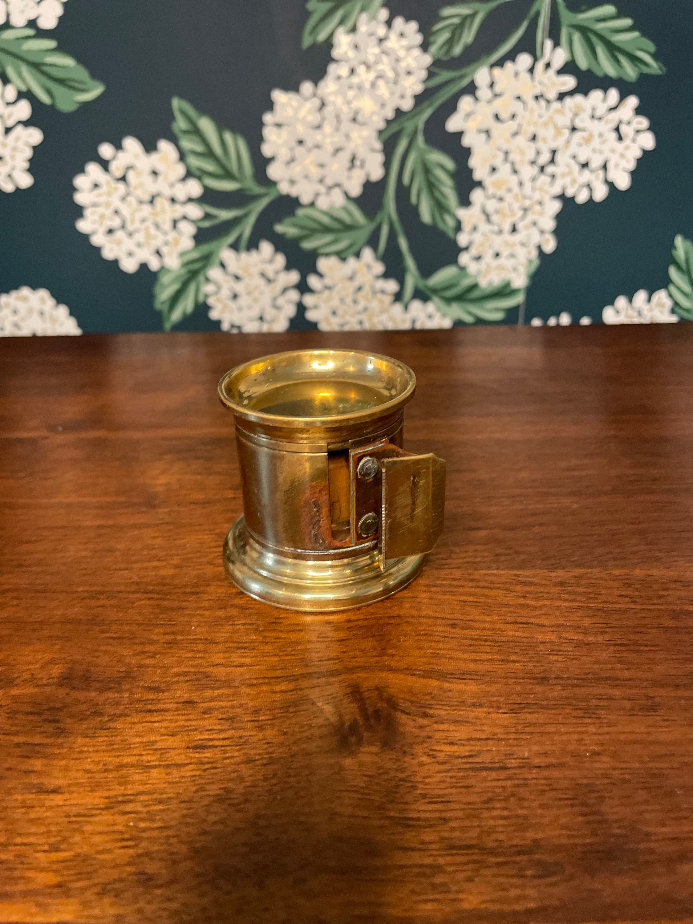 Vintage Brass Stamp Roll Holder Vintage Brass Stamp Dispenser Etsy