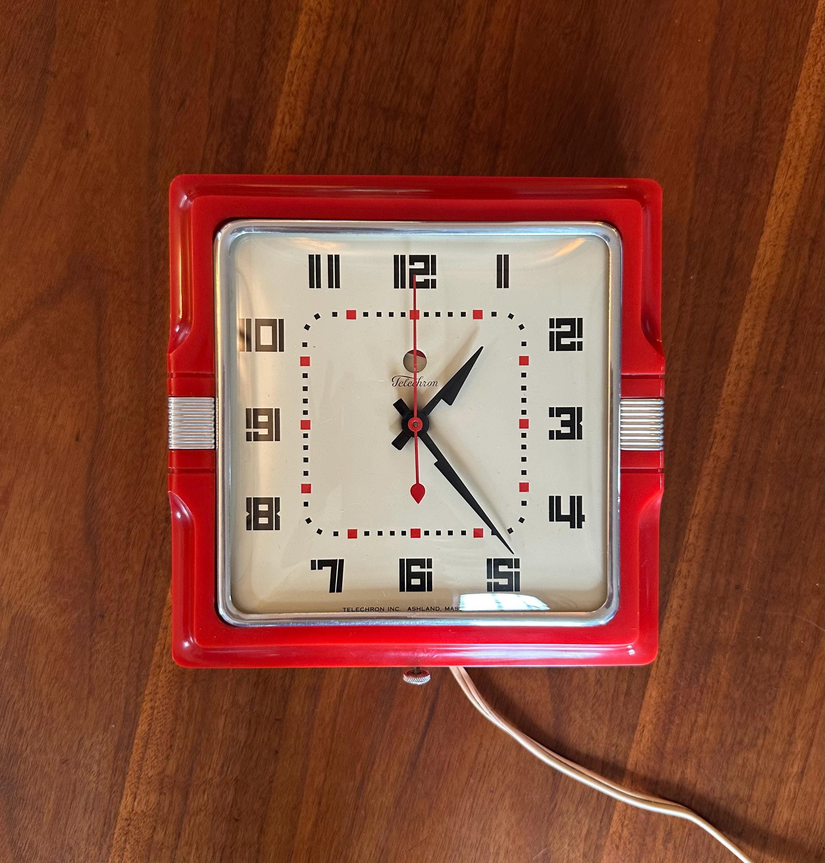1940s Ge Electric Wall Clock - Etsy