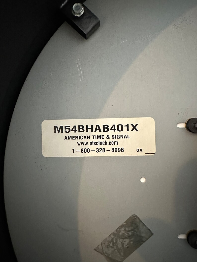 Vintage Electric American Time and Signal Wall Clock in Perfect