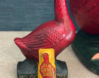 Antique Red Goose Shoes Advertising Collection - Etsy