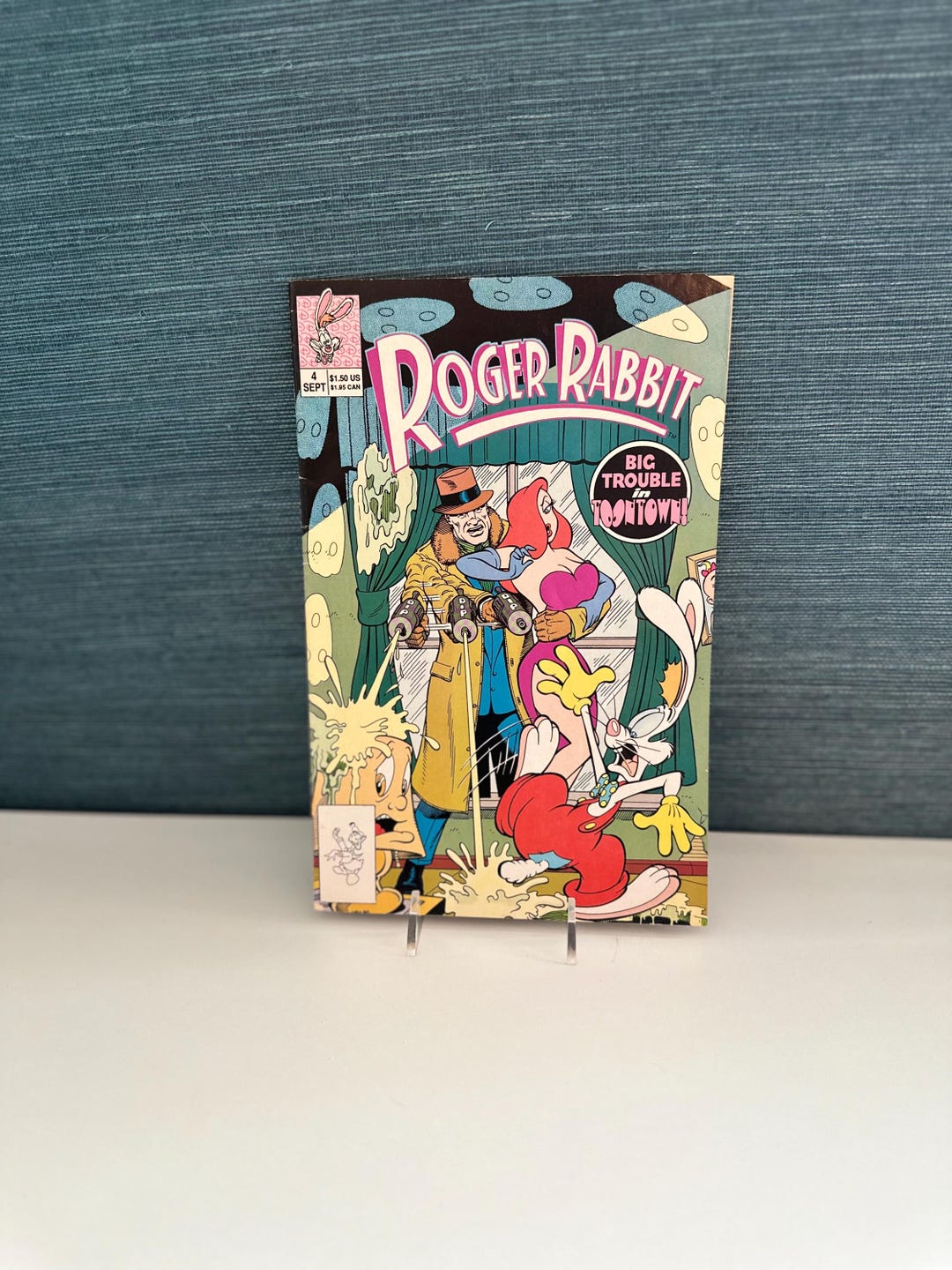 Jessica Rabbit Cover Model Vintage 1990 Roger Rabbit #4 Disney Comics - First Jessica Rabbit Cover ...