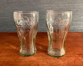 Vintage Pair of Coca Cola 2.5 oz. Drinking Glasses