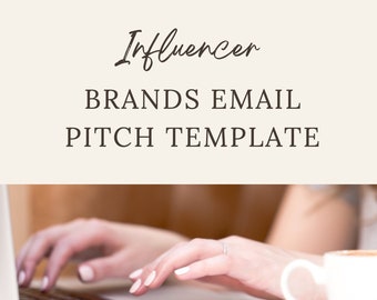Proven Brand Email Pitching Template / Pitch Brands Script / Paid Instagram Partnerships / Influencer UGC Content Creator / Collaborations