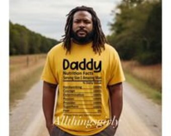T-shirt en coton DADDY NUTRITIONAL INGREDIENTS