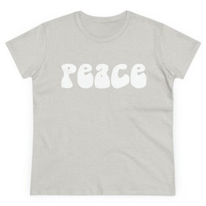 Peace Graphic Tee,  PeaceT-Shirt,  Vintage Pace Tee, Retro Peace Graphic Shirt, Trendy Mom T-shirt