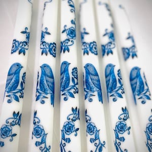 Chinoiserie / Candle gift sets / Blue and White / Blue Candles
