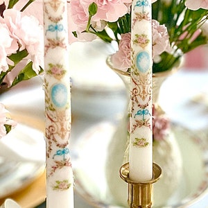 Preety Princess Tapered Candles / Decorative Candles / Candlesticks / Rococo Decor