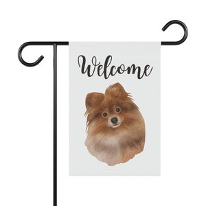 Pomeranian Garden & House Banner Flag