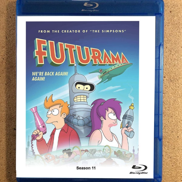 FUTURAMA 2023 complete season 11 BluRay Region 0 Plays Worldwide Not a DVD The Simpsons