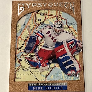 Cartes d'art personnalisées Mike Richter : 2002-23 Pièce d'histoire du pont supérieur n°59