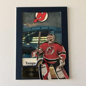 Art de carte personnalisé Martin Brodeur : 1998-99 MVP du pont supérieur #117