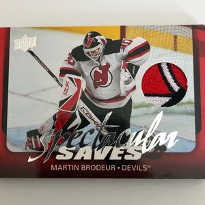Martin Brodeur Custom Card Art: 2008-09 Upper Deck Sauvegardes spectaculaires #SAVE5