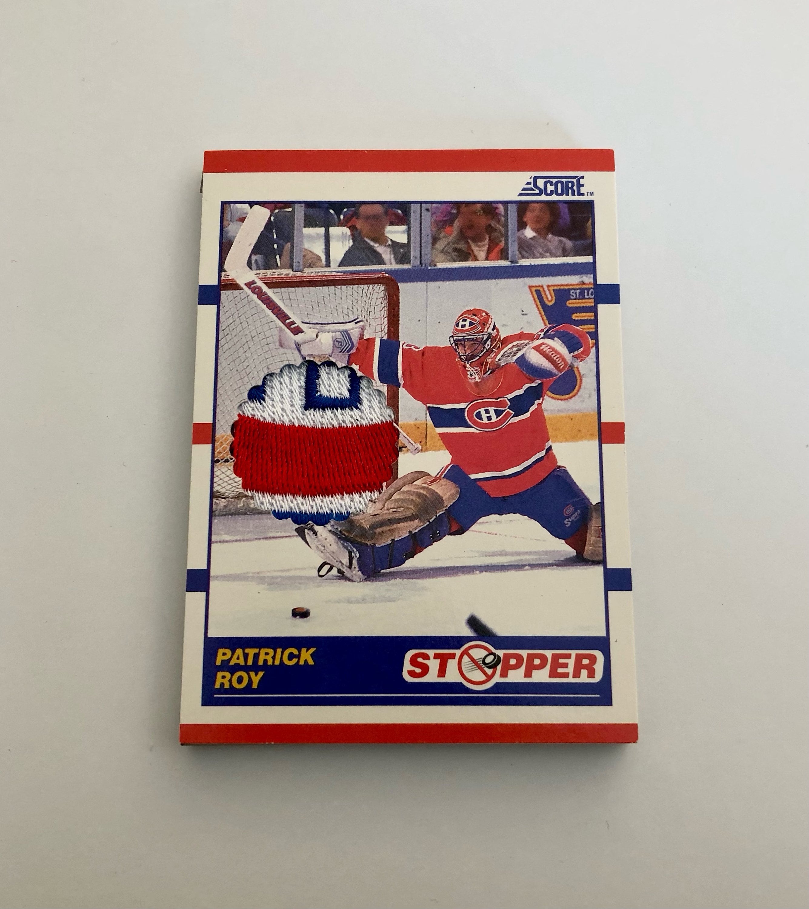 Patrick Roy Custom Card Art 199091 Score 344 Etsy