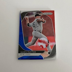 James Paxton Carte personnalisée Art : 2020 Panini Prizm Rouge Blanc & Bleu Prizm #87