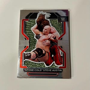 Cartes d'art personnalisées Stone Cold Steve Austin : 2022 Panini Prizm WWE #192