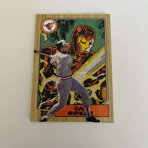 Cartes personnalisées Cal Ripken Jr. : coupe Iron Man Comic