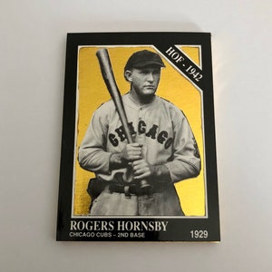Cartes d'art personnalisées Rogers Hornsby : 1991 The Sporting News Conlon Collection #1