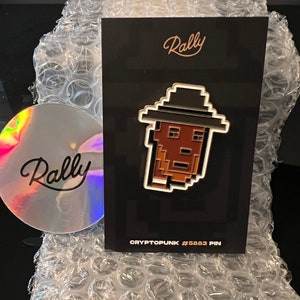 Fedora CRYPTOPUNK #5883 Collector Pin Rally Rd 