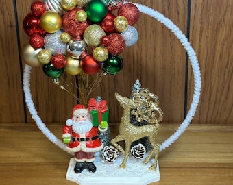 Papá Noel y sus renos