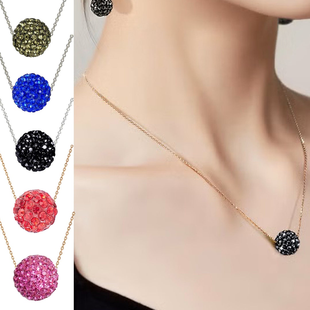 Ball Peace Crystal Necklace