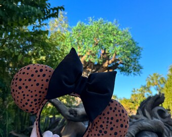 Animal Print Chic Mickey Ears