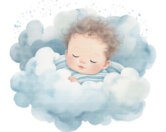 baby sleeping on bownsor (2020 原画) baby sleeping on bownsor (2020 原画)