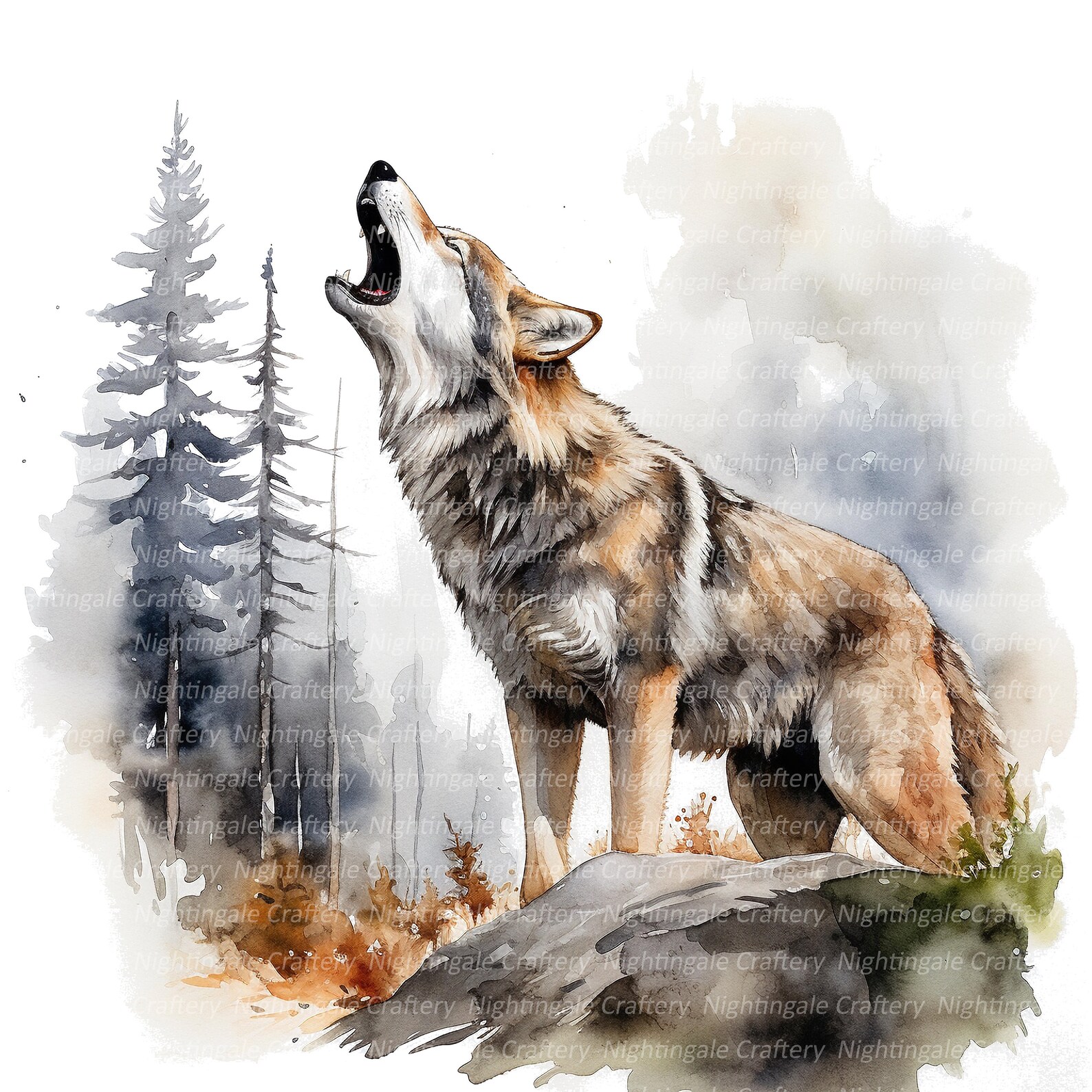 wolf-in-forest-clipart-printable-watercolor-clipart-10-high-quality