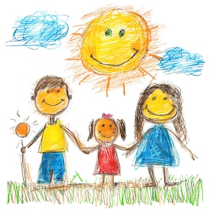 10 clipart di famiglia, clipart di famiglia felice, clipart pastello stampabile, JPG di alta qualità, download digitale, artigianato con la carta, diari spazzatura