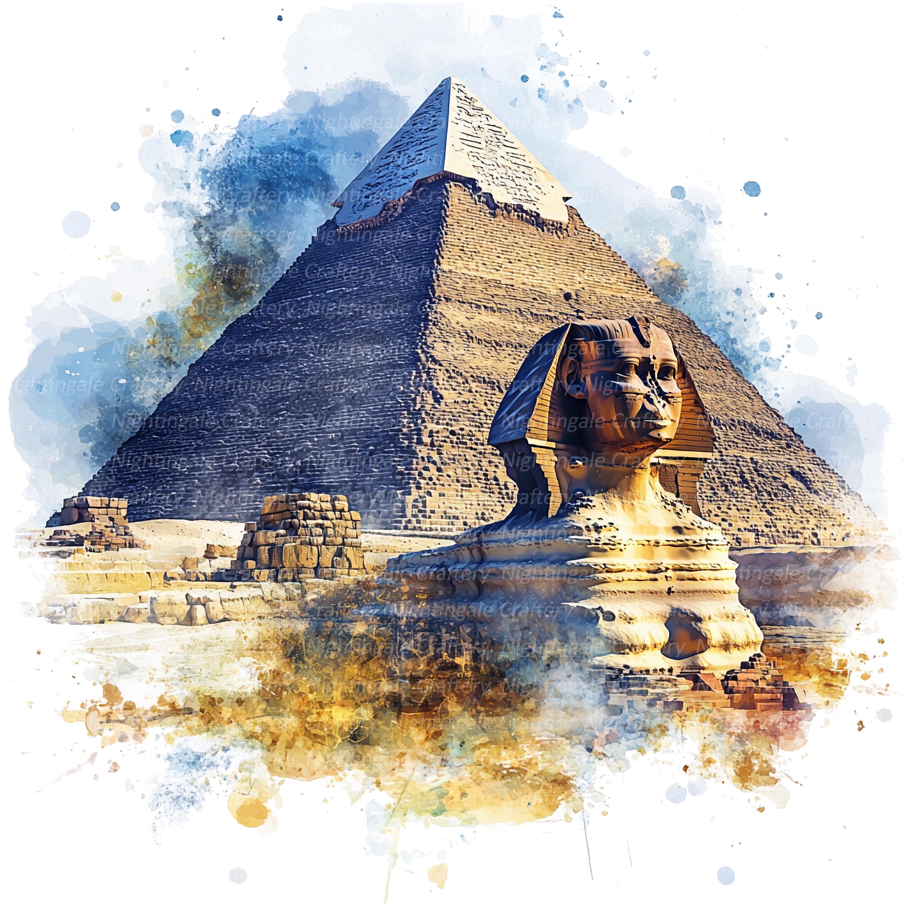 9 スフィンクス ピラミッド クリップアート、エジプト クリップアート