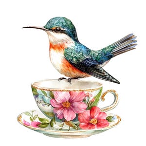 Plaque Métal Déco Vintage - Tasse de Café et Verre de Vin (20x30cm