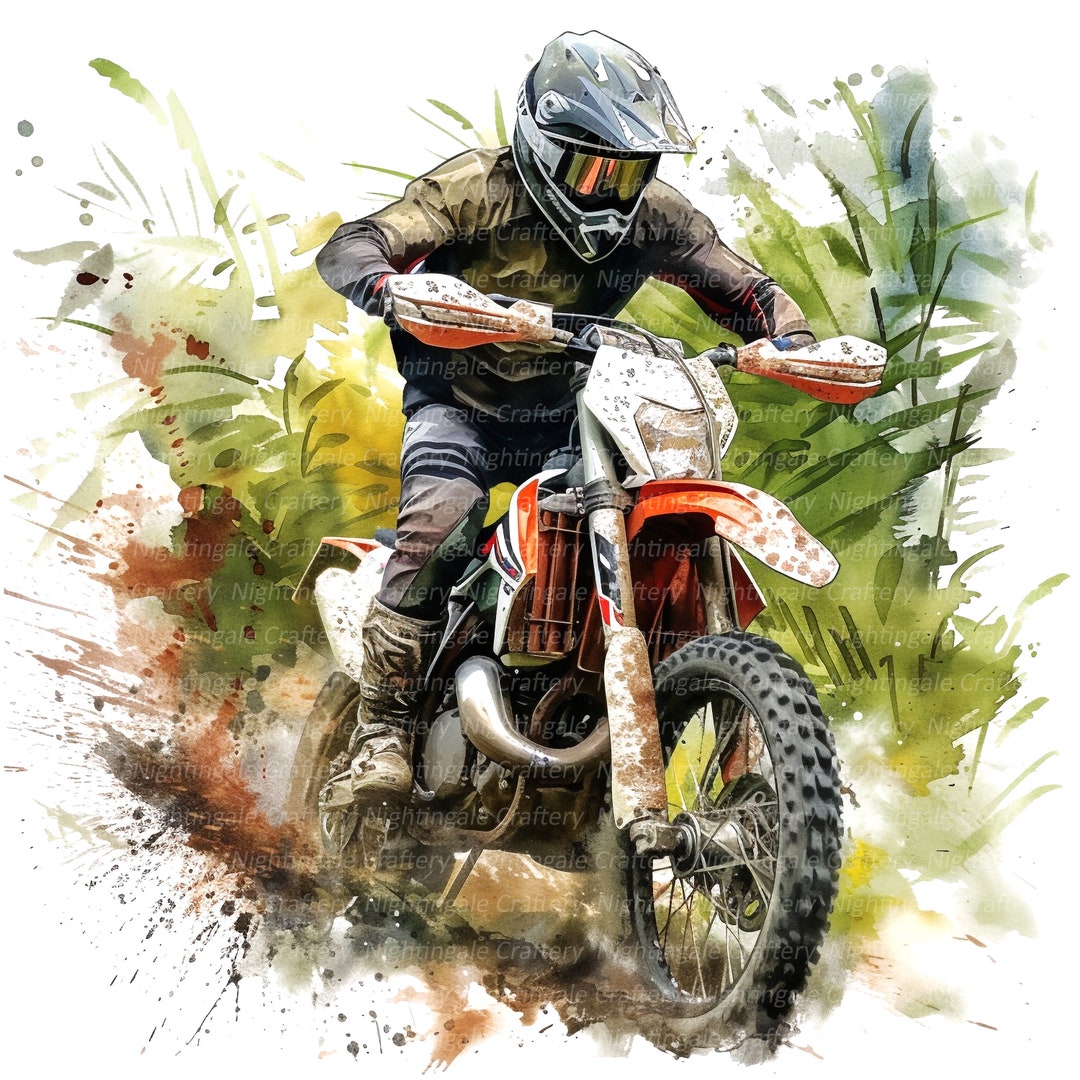 Enduro Is Riding A Dirt Bike Exercise 12 Enduro Bike Clipart