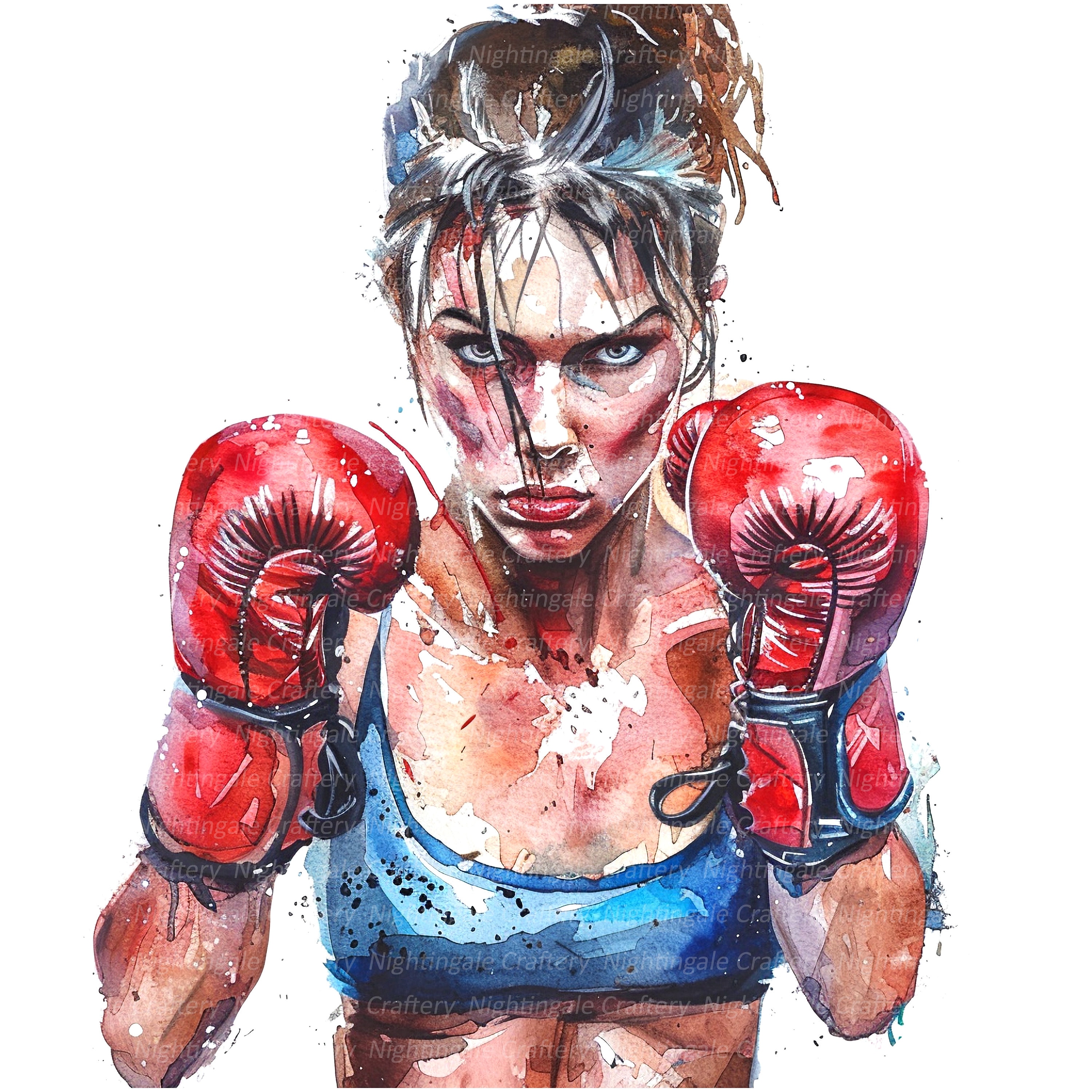 12 女性ボクシング クリップアート、女性ボックス クリップアート