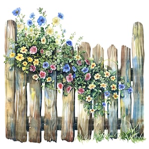 16 imágenes prediseñadas de cerca de flores silvestres, cerca de flores, imágenes prediseñadas de acuarela imprimibles, PNG de alta calidad, descarga digital, manualidades de papel, revistas basura