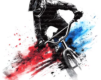 吉田ナオ絵画展「RIDRAWING BMXとアートの融合 bmx 絵画 自転車で描く世界」 81BMX | 絵画